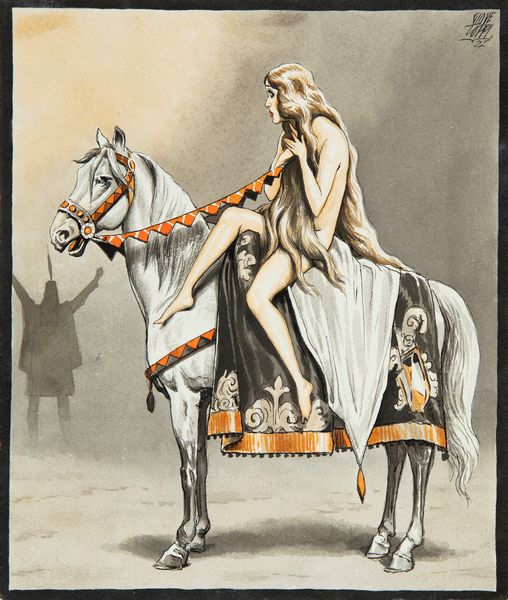 Giove Toppi : Lady Godiva  - Asta Fumetti: Tavole e Illustrazioni Originali - Associazione Nazionale - Case d'Asta italiane