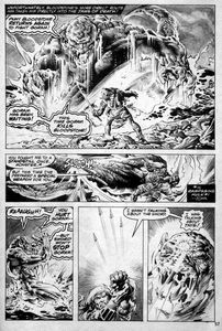 Sal Buscema : Rampaging Hulk - And There Shall Come Death!  - Asta Fumetti: Tavole e Illustrazioni Originali - Associazione Nazionale - Case d'Asta italiane