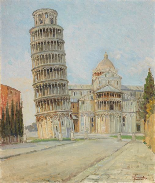 Mario Tamburini : Piazza dei Miracoli a Pisa  - Asta Importanti Arredi, Sculture e Dipinti Antichi - Associazione Nazionale - Case d'Asta italiane