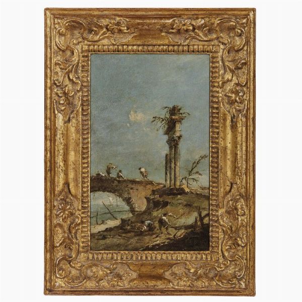 Francesco Guardi  - Asta DALL'ANTICO AL MODERNO: OPERE DA UNA STORICA COLLEZIONE MILANESE - Associazione Nazionale - Case d'Asta italiane