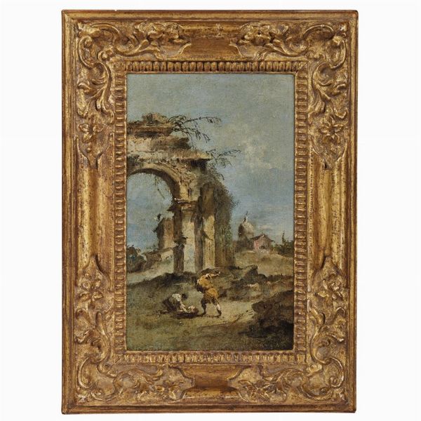 Francesco Guardi  - Asta DALL'ANTICO AL MODERNO: OPERE DA UNA STORICA COLLEZIONE MILANESE - Associazione Nazionale - Case d'Asta italiane