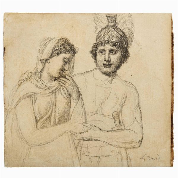 Jacques-Louis David  - Asta DALL'ANTICO AL MODERNO: OPERE DA UNA STORICA COLLEZIONE MILANESE - Associazione Nazionale - Case d'Asta italiane