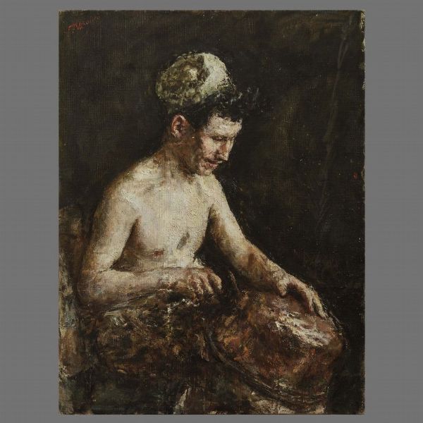 MANCINI ANTONIO : Antonio Mancini  - Asta DALL'ANTICO AL MODERNO: OPERE DA UNA STORICA COLLEZIONE MILANESE - Associazione Nazionale - Case d'Asta italiane