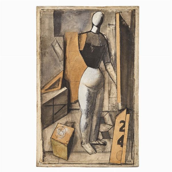 SIRONI MARIO : MARIO SIRONI  - Asta DALL'ANTICO AL MODERNO: OPERE DA UNA STORICA COLLEZIONE MILANESE - Associazione Nazionale - Case d'Asta italiane