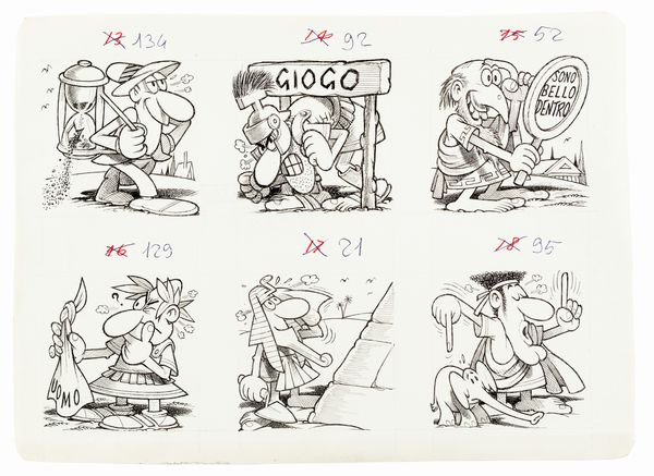 Benito Jacovitti : Diario Vitt 1964  - Asta Fumetti: i Maestri dell'Erotismo - Associazione Nazionale - Case d'Asta italiane