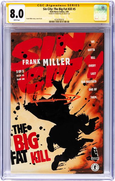 Frank Miller : Sin City: The Big Fat Kill # 5 (Signature Series)  - Asta Fumetti: i Maestri dell'Erotismo - Associazione Nazionale - Case d'Asta italiane