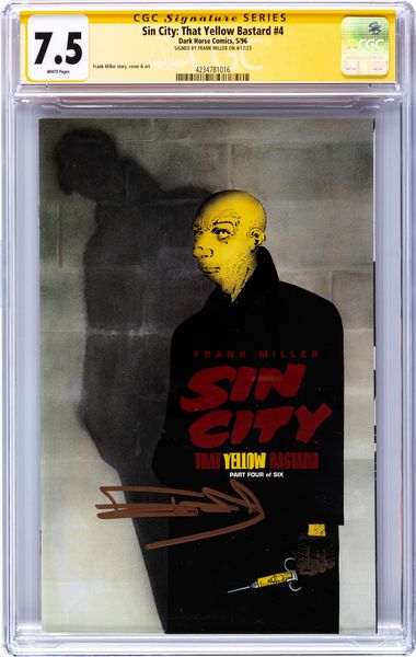 Frank Miller : Sin City: That Yellow Bastard # 4 (Signature Series)  - Asta Fumetti: i Maestri dell'Erotismo - Associazione Nazionale - Case d'Asta italiane