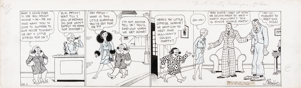 Martin Branner : Winnie Winkle - Meet Mike Mulligan, folks!  - Asta Fumetti: i Maestri dell'Erotismo - Associazione Nazionale - Case d'Asta italiane