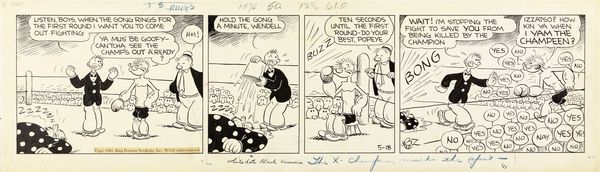 Bela Zaboly : Popeye - The Roving Champion in the Land of the Jeeps  - Asta Fumetti: i Maestri dell'Erotismo - Associazione Nazionale - Case d'Asta italiane