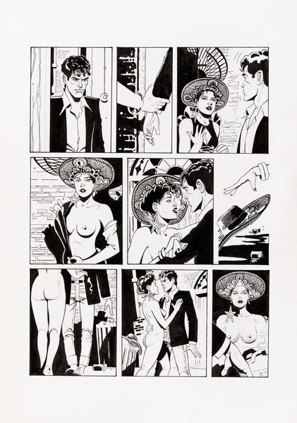 Ferdinando Tacconi, : Dylan Dog - La iena  - Asta Fumetti: i Maestri dell'Erotismo - Associazione Nazionale - Case d'Asta italiane