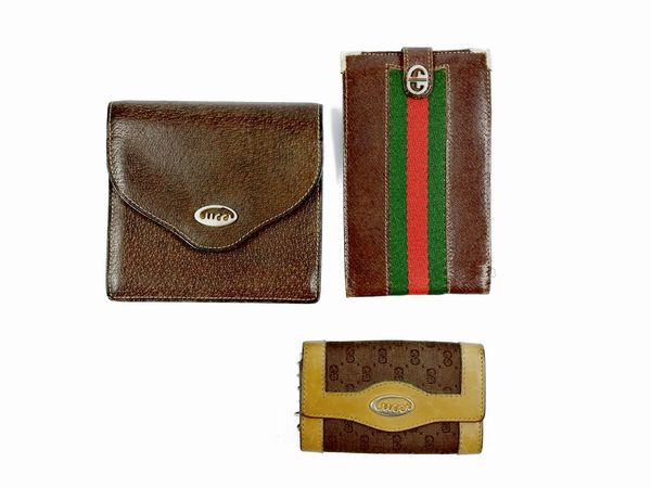 Gucci, lotto di tre accessori  - Asta Vintagemania - Associazione Nazionale - Case d'Asta italiane