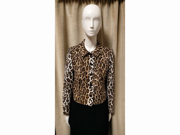 Cheap and Chic by Moschino, completo animalier  - Asta Vintagemania - Associazione Nazionale - Case d'Asta italiane