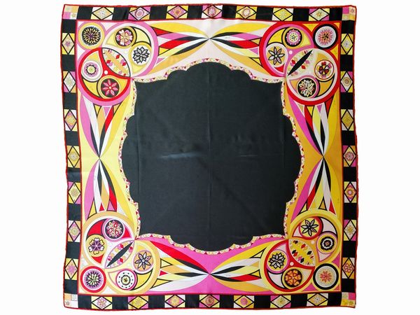 Emilio Pucci, Foulard in seta  - Asta Vintagemania - Associazione Nazionale - Case d'Asta italiane