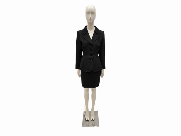 Yves Saint Laurent, Tailleur nero  - Asta Vintagemania - Associazione Nazionale - Case d'Asta italiane