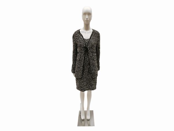 Chanel, Completo in maglia boucl sale e pepe  - Asta Vintagemania - Associazione Nazionale - Case d'Asta italiane