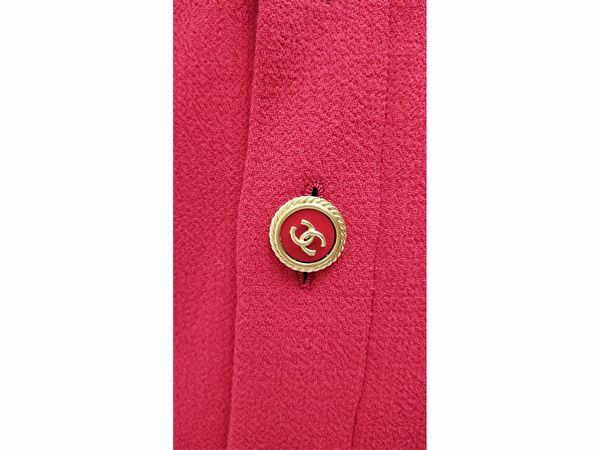 Chanel, Tailleur in tessuto di lana rosso  - Asta Vintagemania - Associazione Nazionale - Case d'Asta italiane