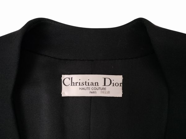 Christian Dior Haute Couture, Compos in lana e seta  - Asta Vintagemania - Associazione Nazionale - Case d'Asta italiane