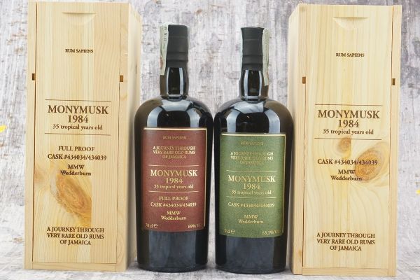 Monymusk 1984  - Asta Halloween Spirits - Rum, Cognac & more - Associazione Nazionale - Case d'Asta italiane