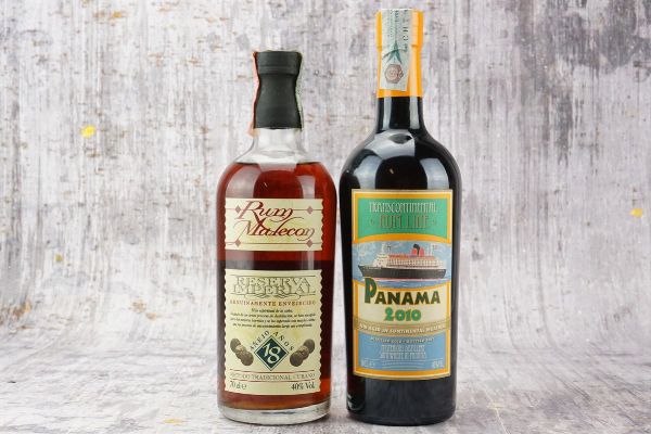 Selezione Rum Panama  - Asta Halloween Spirits - Rum, Cognac & more - Associazione Nazionale - Case d'Asta italiane