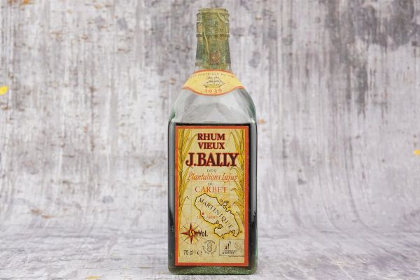 J. Bally 1939  - Asta Halloween Spirits - Rum, Cognac & more - Associazione Nazionale - Case d'Asta italiane