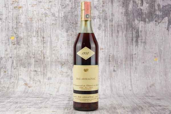 Bas Armagnac Château de Laubade 1952  - Asta Halloween Spirits - Rum, Cognac & more - Associazione Nazionale - Case d'Asta italiane