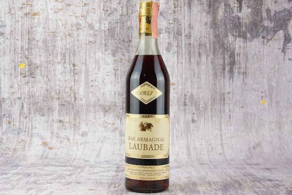 Bas Armagnac Château de Laubade 1953  - Asta Halloween Spirits - Rum, Cognac & more - Associazione Nazionale - Case d'Asta italiane