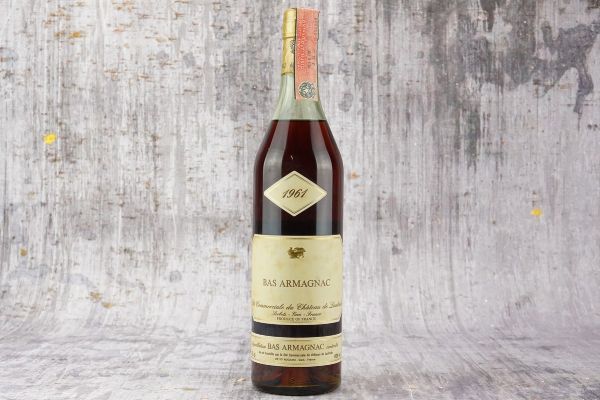 Bas Armagnac Château de Laubade 1961  - Asta Halloween Spirits - Rum, Cognac & more - Associazione Nazionale - Case d'Asta italiane