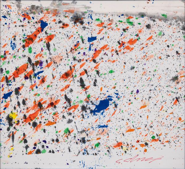 SHOZO  SHIMAMOTO : Helicopter performance with Loco cups (Eliporto Ronchi dei Legionari)  - Asta Asta di arte moderna e contemporanea - Associazione Nazionale - Case d'Asta italiane