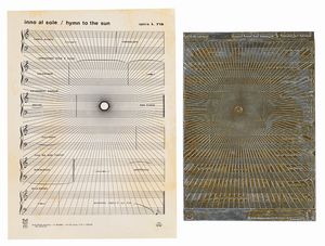 LUCIANO  ORI : Inno al sole - Opera K.716  - Asta Asta di arte moderna e contemporanea - Associazione Nazionale - Case d'Asta italiane