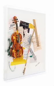 Giuseppe Chiari : Violino  - Asta Asta di arte moderna e contemporanea - Associazione Nazionale - Case d'Asta italiane