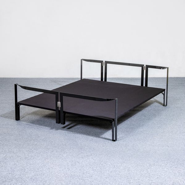 TOBIA SCARPA : Letto matrimoniale mod. Vanessa  - Asta Made in Gavina - Associazione Nazionale - Case d'Asta italiane