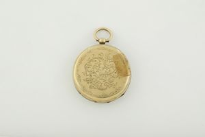 Orologio da tasca in oro giallo ref.13991, Aiguille  - Asta Pendole e orologi - Associazione Nazionale - Case d'Asta italiane