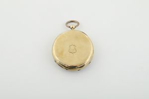 Orologio da tasca in oro giallo 14k Cylindre Huit rubis  - Asta Pendole e orologi - Associazione Nazionale - Case d'Asta italiane