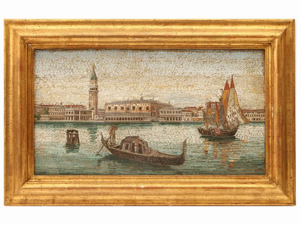 Veduta del bacino di San Marco  - Asta L'arte di arredare - Associazione Nazionale - Case d'Asta italiane