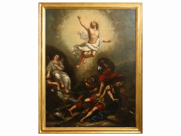 Scuola italiana : Resurrezione di Cristo  - Asta L'arte di arredare - Associazione Nazionale - Case d'Asta italiane