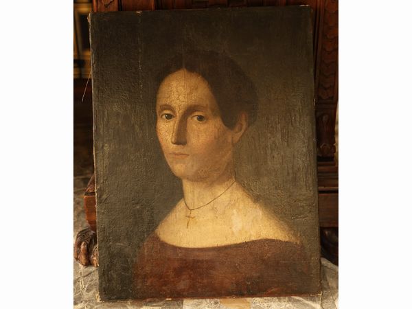 Ritratto di dama  - Asta L'arte di arredare - Associazione Nazionale - Case d'Asta italiane