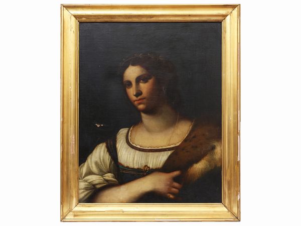 La Fornarina, da Sebastiano del Piombo  - Asta L'arte di arredare - Associazione Nazionale - Case d'Asta italiane