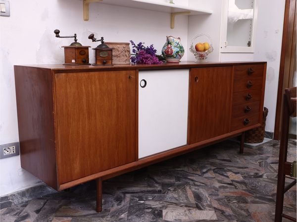 Credenza buffet in tek  - Asta L'arte di arredare - Associazione Nazionale - Case d'Asta italiane