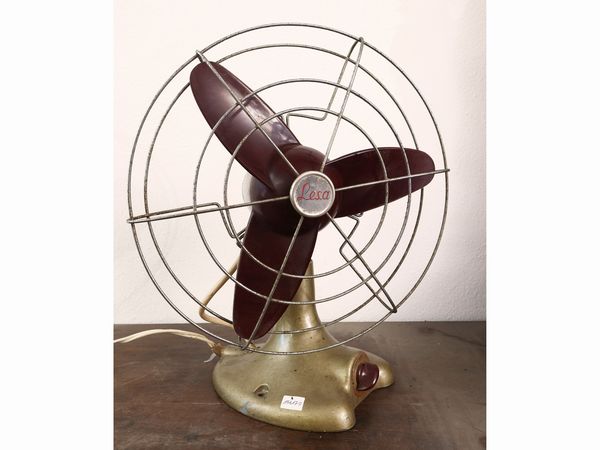 Ventilatore vintage, Lesa  - Asta L'arte di arredare - Associazione Nazionale - Case d'Asta italiane