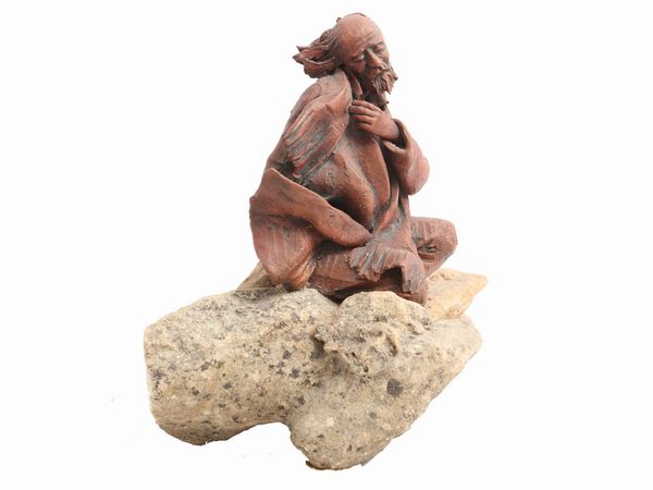 Figura in terracotta  - Asta L'arte di arredare - Associazione Nazionale - Case d'Asta italiane