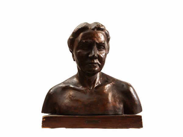 Vittorio Sorani : Busto femminile 1947  - Asta L'arte di arredare - Associazione Nazionale - Case d'Asta italiane