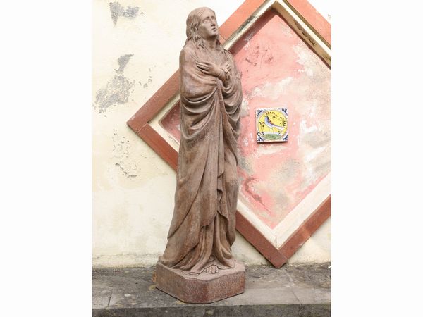 Figura in terracotta  - Asta L'arte di arredare - Associazione Nazionale - Case d'Asta italiane