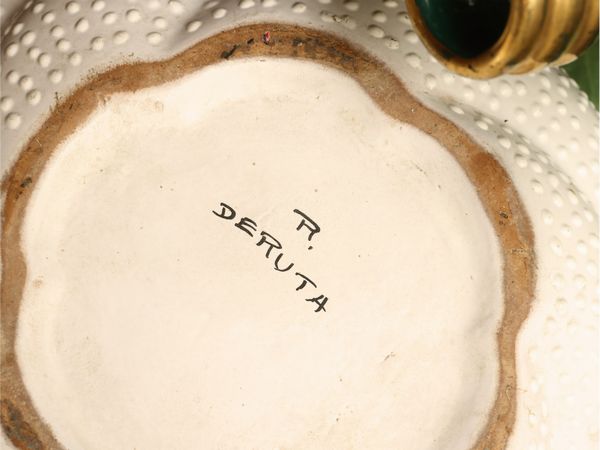 Vaso in ceramica, Deruta  - Asta L'arte di arredare - Associazione Nazionale - Case d'Asta italiane