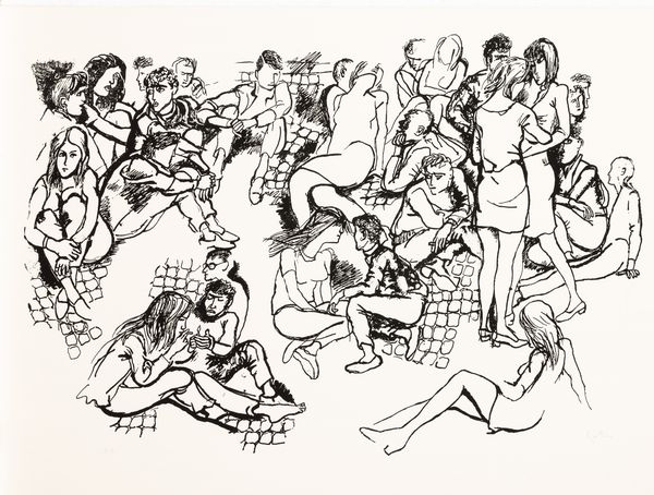 Renato Guttuso : Festa  - Asta Collezione Profenna - Associazione Nazionale - Case d'Asta italiane