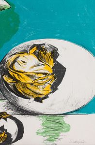 Graham Sutherland : L'Oeuf  - Asta Collezione Profenna - Associazione Nazionale - Case d'Asta italiane