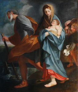 Carlo Maratta, copia da - Fuga in Egitto