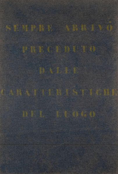 Vincenzo Agnetti : Ritratto d'uomo  - Asta Arte Moderna e Contemporanea - Associazione Nazionale - Case d'Asta italiane