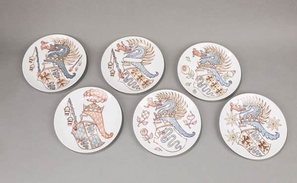 Piero Fornasetti : Set  - Asta Design e Arti Decorative - Associazione Nazionale - Case d'Asta italiane