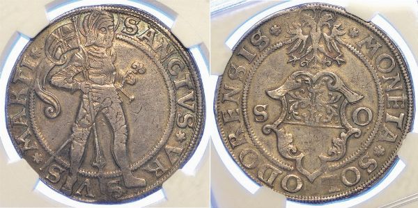 SVIZZERA. SOLOTHURN. Thaler (1550-1570).  - Asta Numismatica - Associazione Nazionale - Case d'Asta italiane