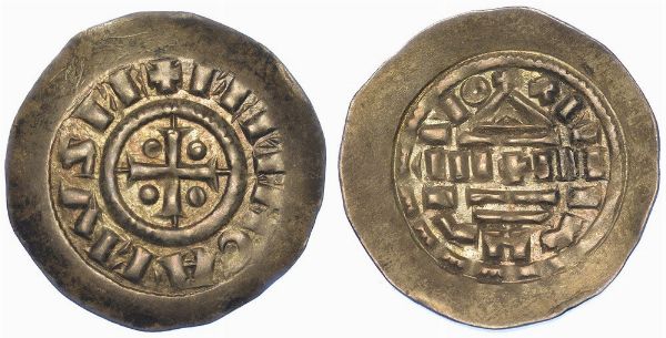 (ZECCA INCERTA). BERENGARIO I DEL FRIULI, 888-915. Denaro scodellato con XPISTIANA RELIGIO.  - Asta Numismatica - Associazione Nazionale - Case d'Asta italiane